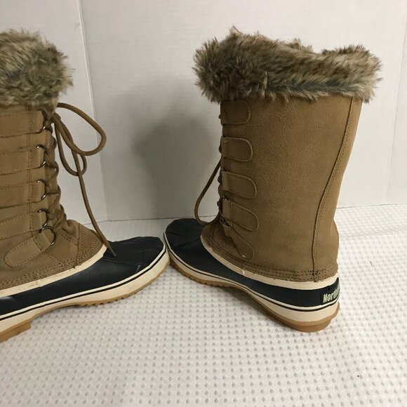 NORTHSIDE BOOTS WOMEN SUEDE WATERPROOF SIZE 9 - Picture 5 of 8